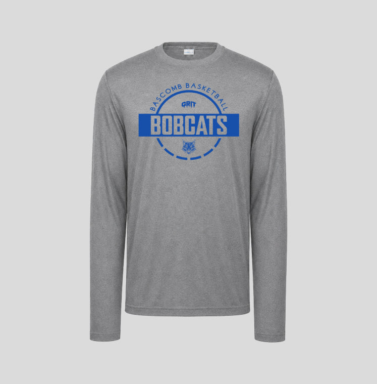 Bascomb Bobcats Basketball Long Sleeve Performance/Shooting Shirt