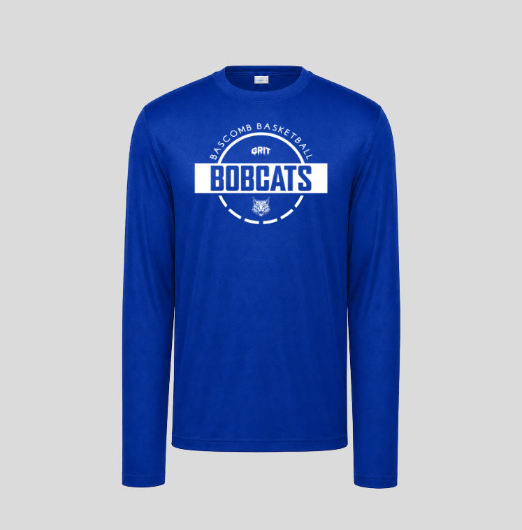 Bascomb Bobcats Basketball Long Sleeve Performance/Shooting Shirt
