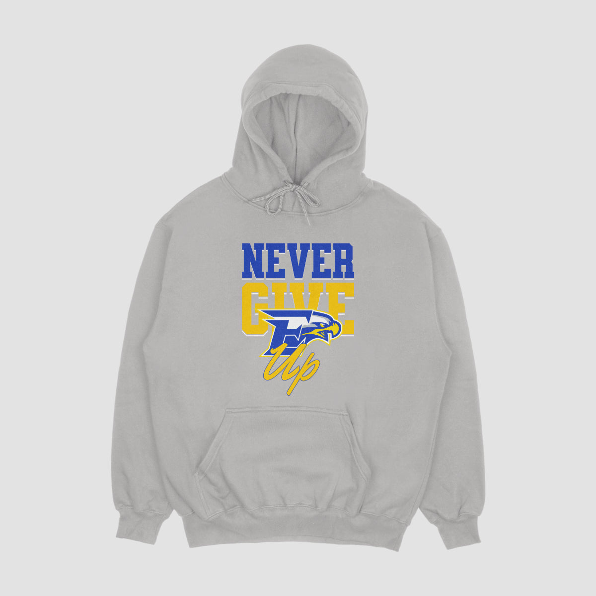 Eagles Youth Football Never Give Up Hoodie