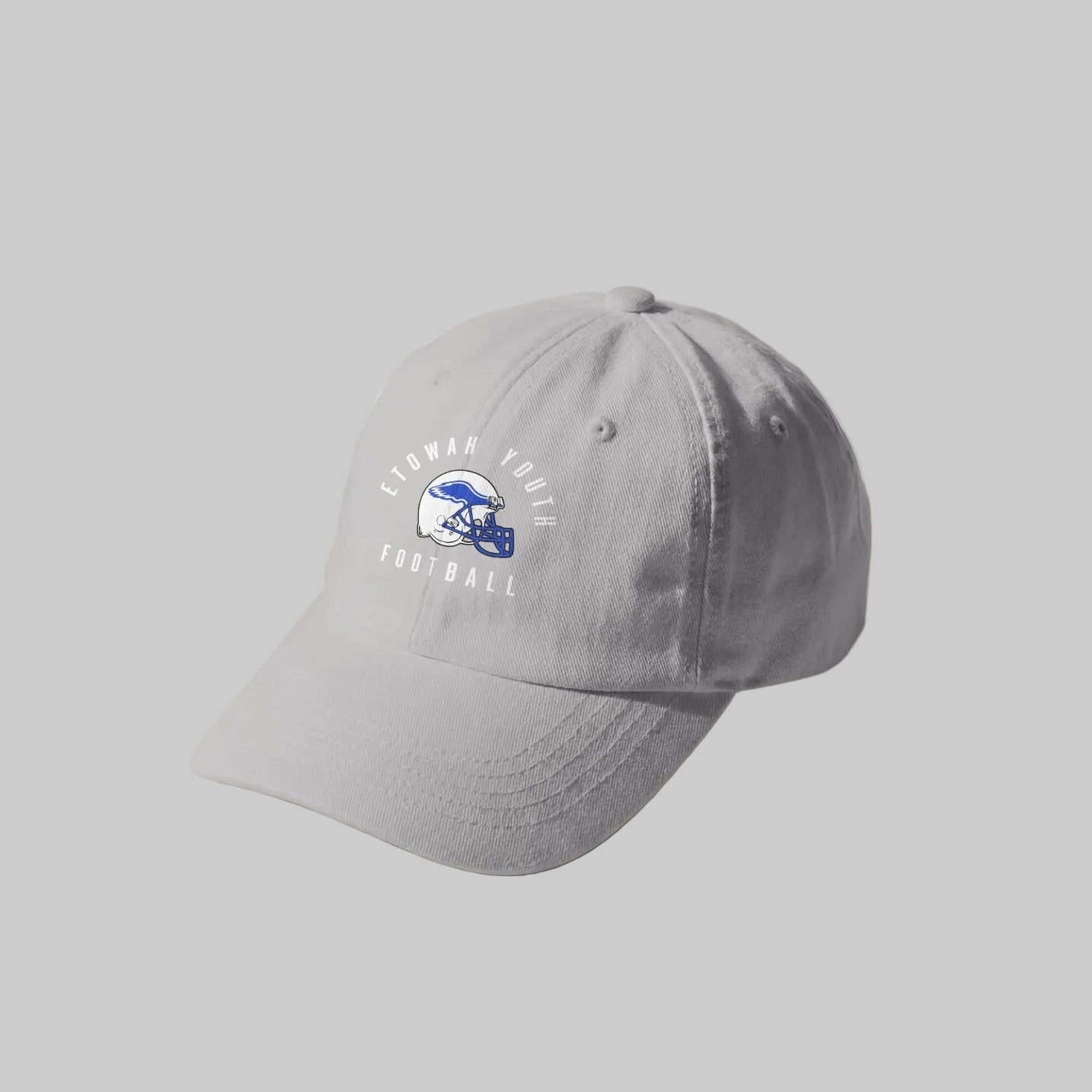 Etowah Youth Football Dad Hat Helmet Logo