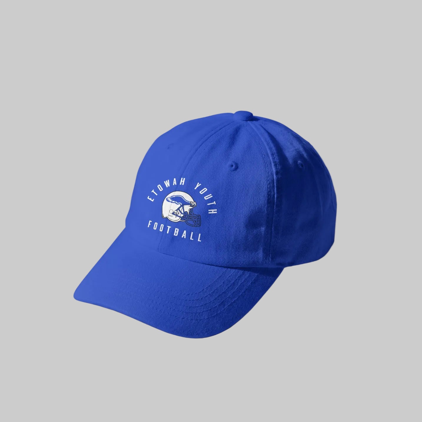 Etowah Youth Football Dad Hat Helmet Logo