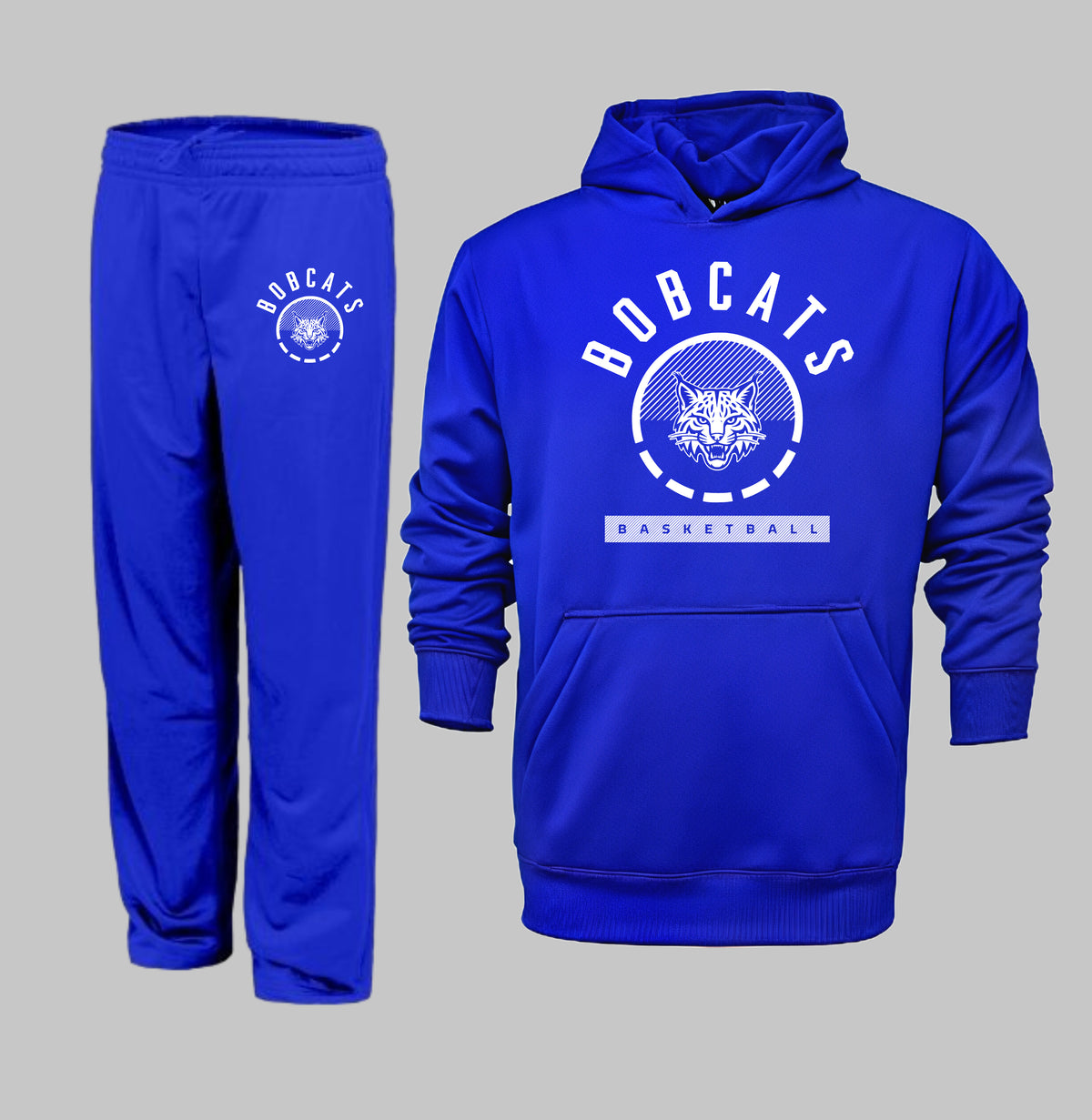 2026-2027 CYB On Court Bascomb Bobcats Performance Fleece Hoodie & Pant Set