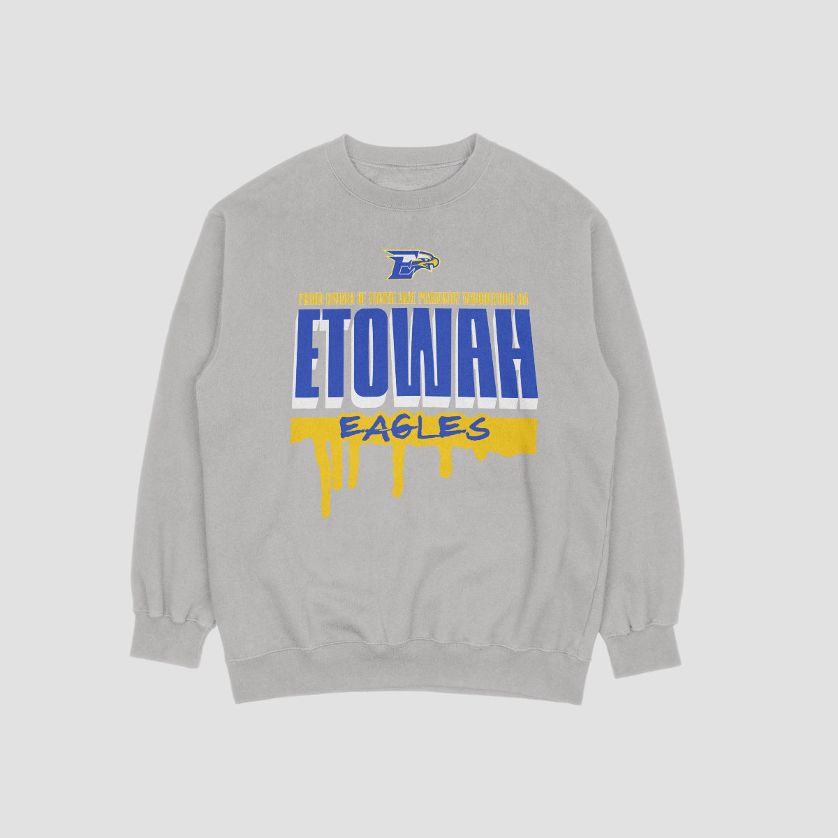 Etowah Youth Football Drip Crewneck Sweatshirt