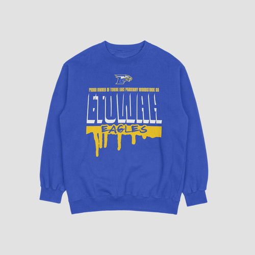 Etowah Youth Football Drip Crewneck Sweatshirt
