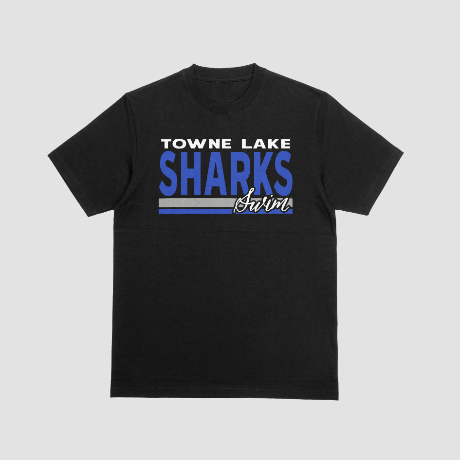 Sharks Stripes Swim T-Shirt