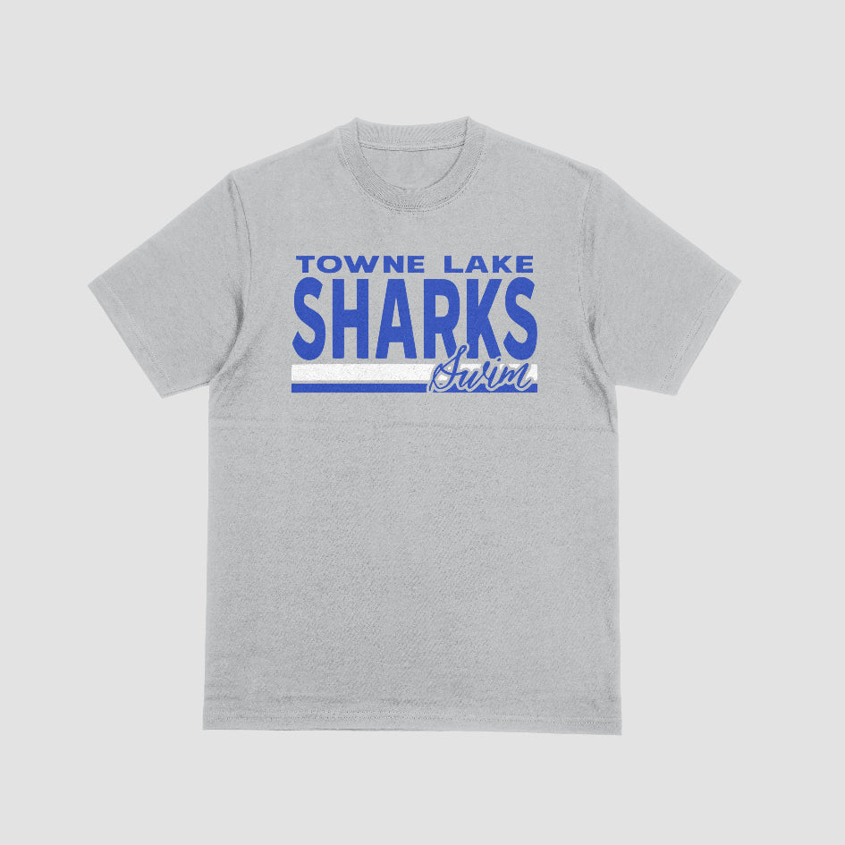 Sharks Stripes Swim T-Shirt