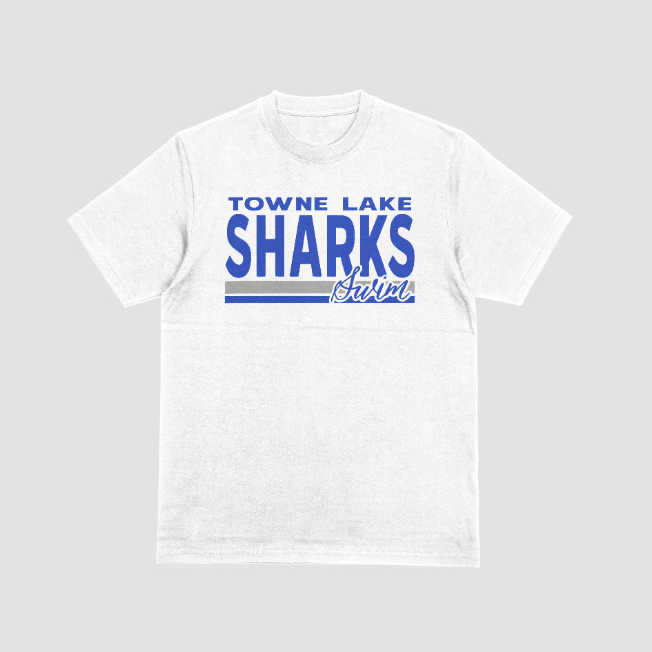 Sharks Stripes Swim T-Shirt