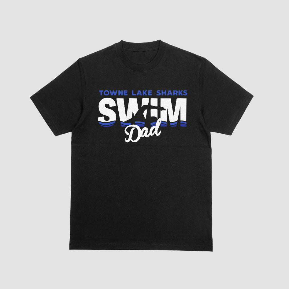 Sharks Swim Dad Swim T-Shirt
