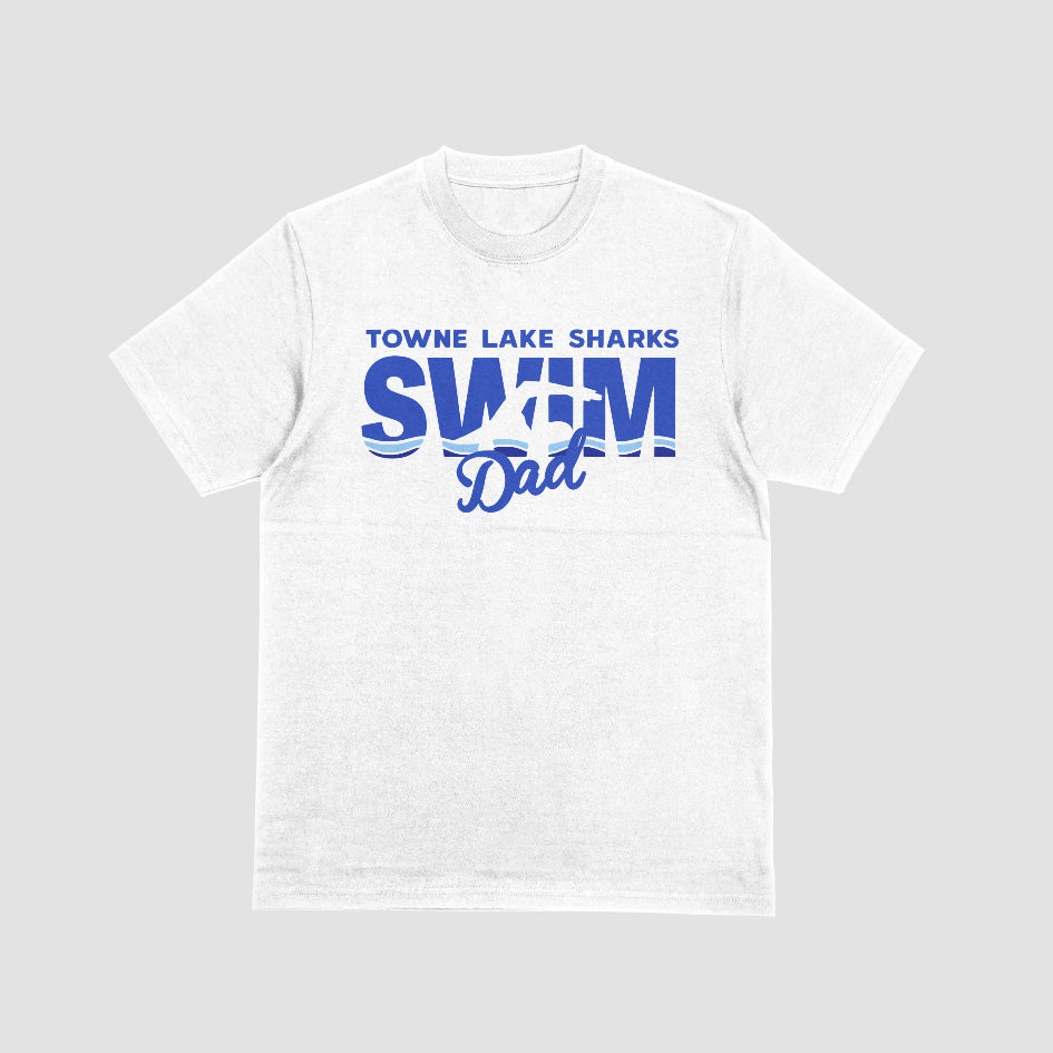 Sharks Swim Dad Swim T-Shirt