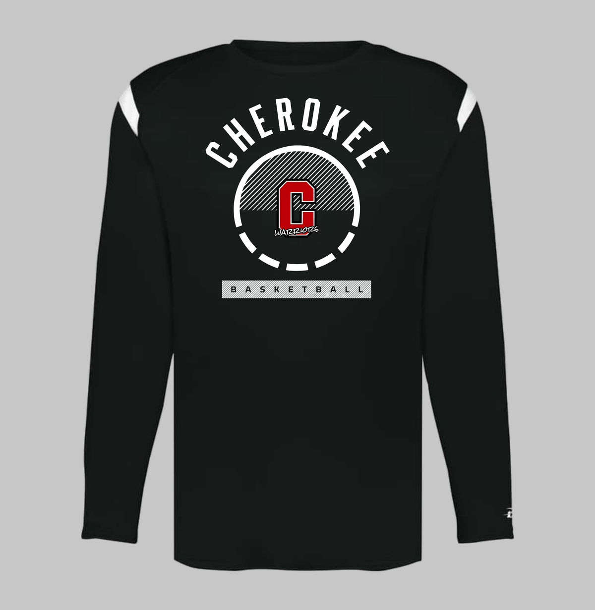 2026-2027 CYB On Court Cherokee Warriors Long Sleeve Shooting Shirt