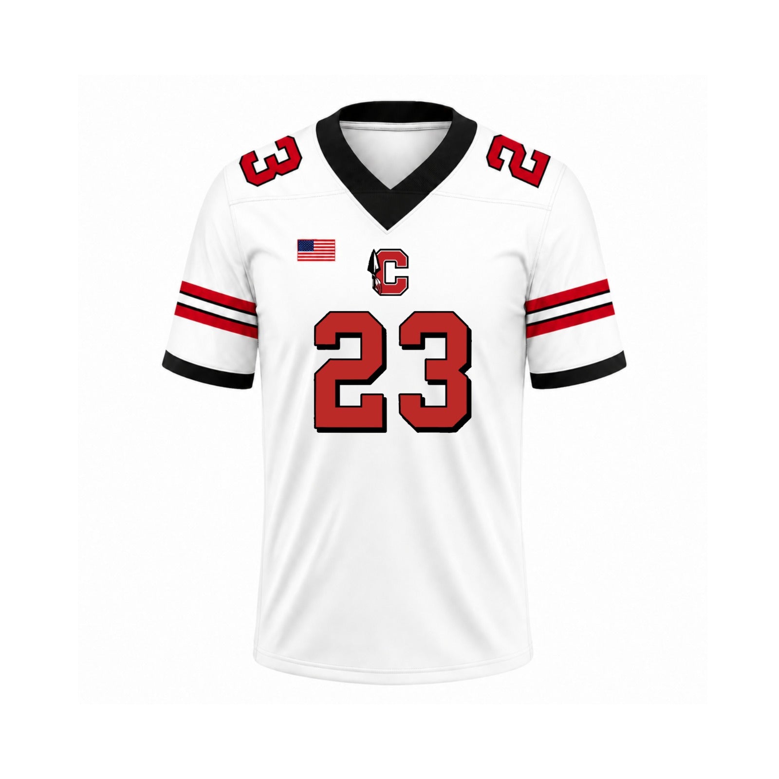 Mens/Kids Cherokee Youth Football Authentic Away Fan Replica Jersey