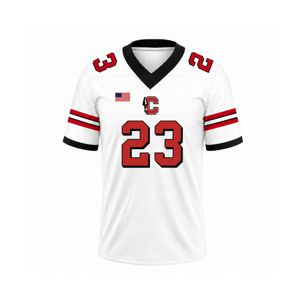 Mens/Kids Cherokee Youth Football Authentic Away Fan Replica Jersey
