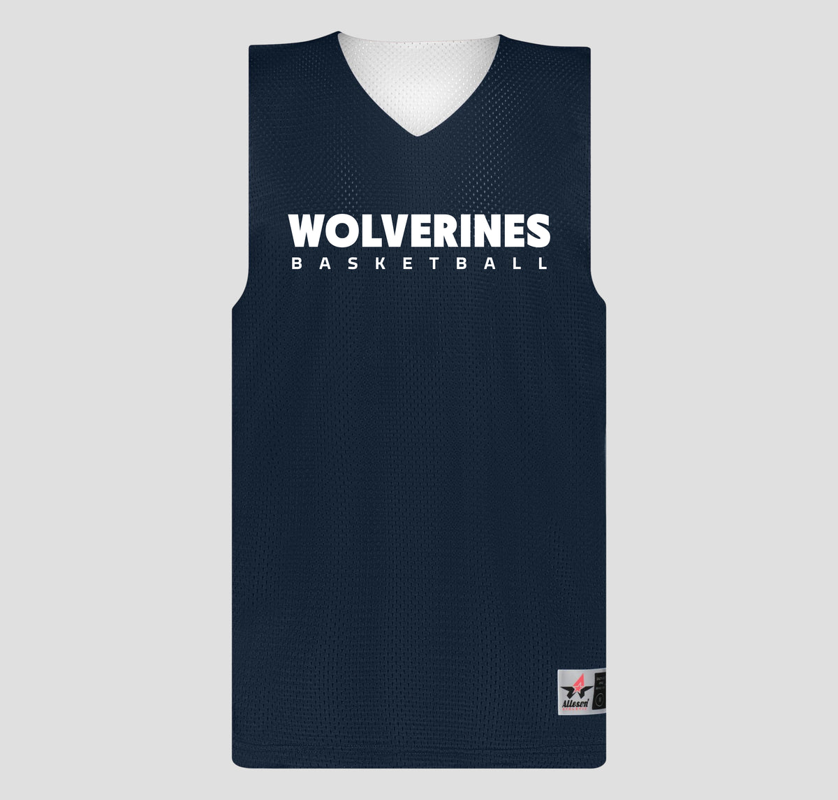 Woodstock Wolverines Basketball Practice Jersey