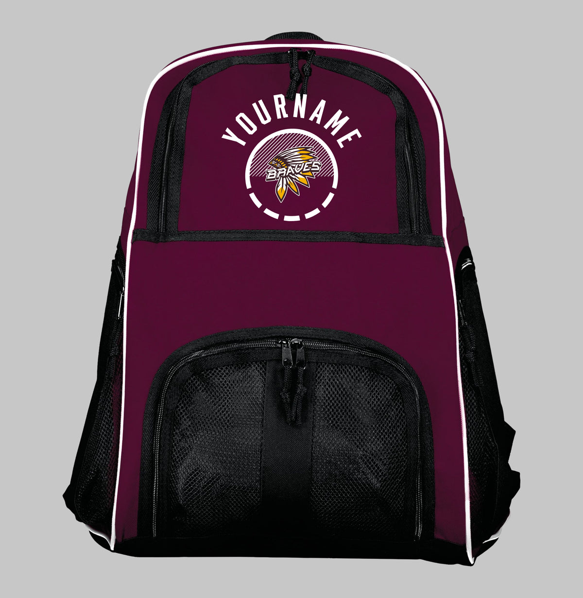 2026-2027 CYB On Court Custom R.M. Moore Braves Ball Carrying Player Backpack