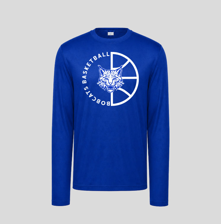 Bascomb Bobcats Basketball Long Sleeve Performance/Shooting Shirt