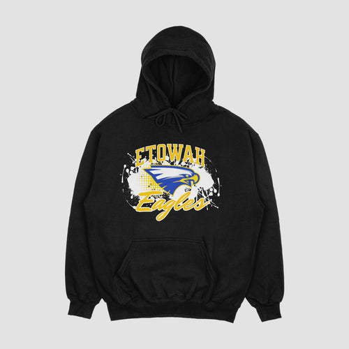 Eagles Youth Football hard in the Paint Hoodie