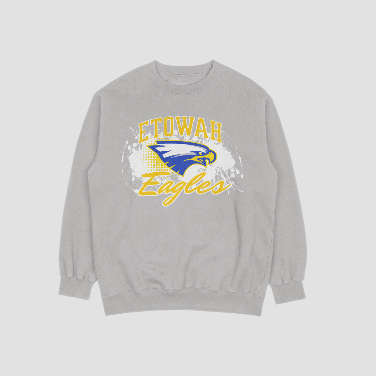 Etowah Youth Football Hard in the Paint Crewneck Sweatshirt