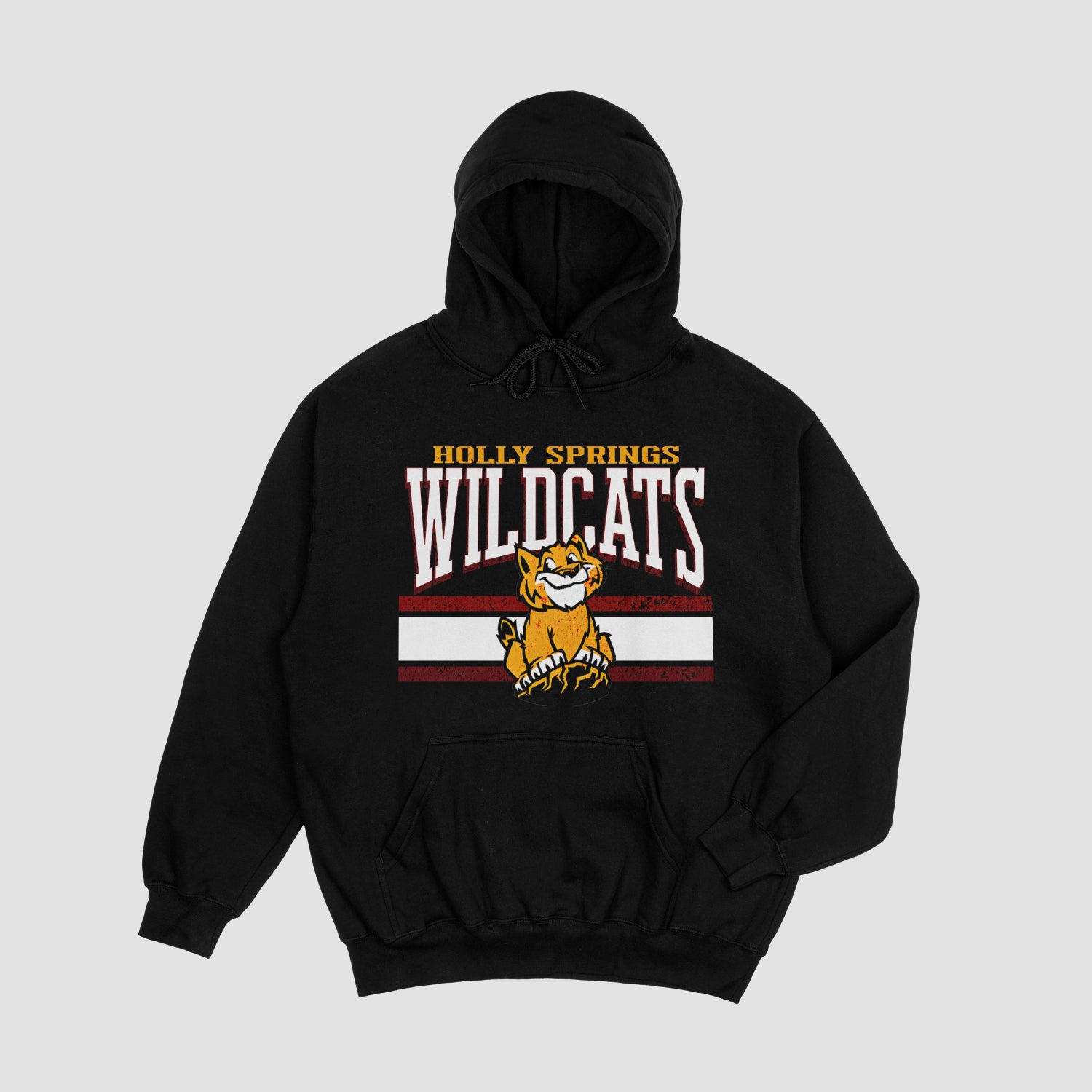 Holly Springs Wildcats Stripe Hoodie