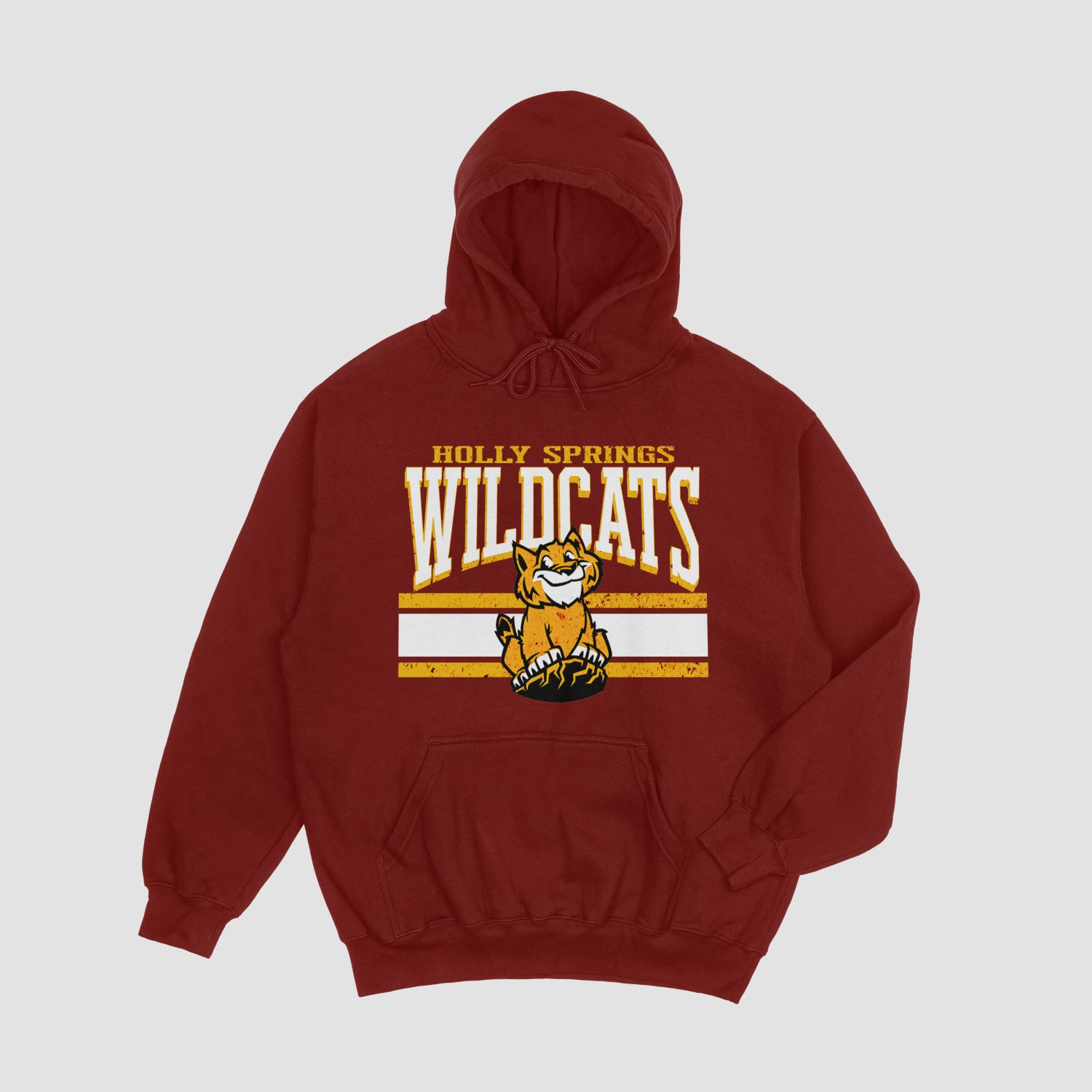 Holly Springs Wildcats Stripe Hoodie